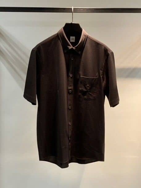 あまえびさんの「TAKEO KIKUCHI｜【COOL CITY WEAR】ストライプジャージ ボタンダウンシャツ /接触冷感」を使ったコーディネート