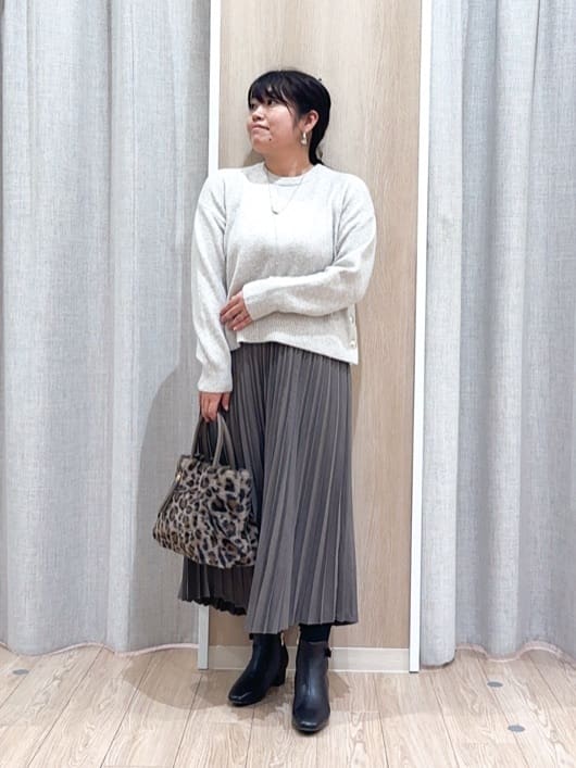 naoさんの「grove｜三日月メタルパール調スライドネックレス」を使ったコーディネート