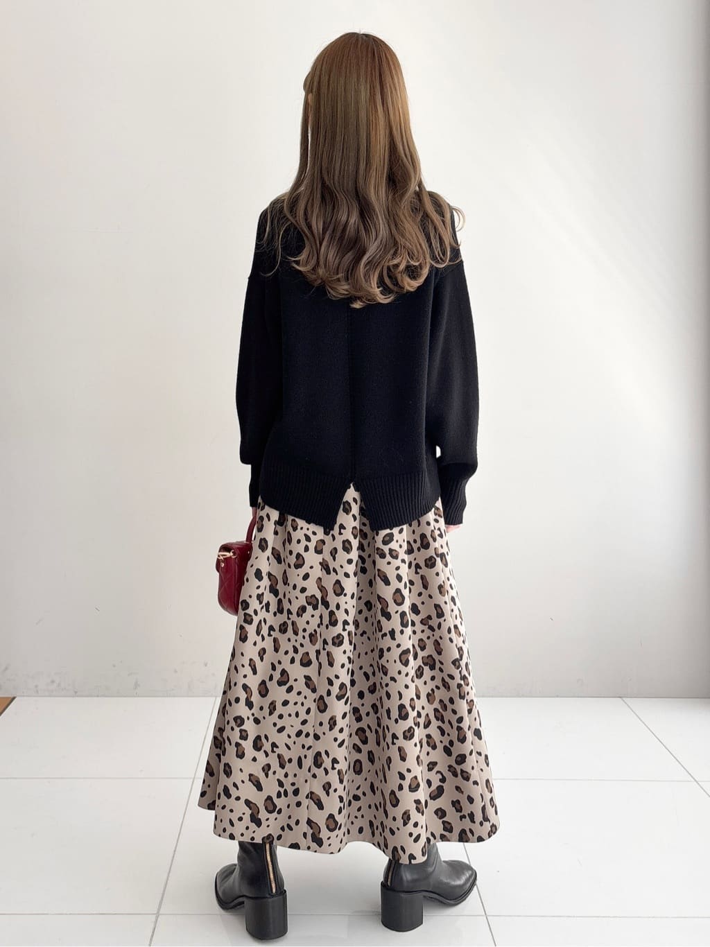 清水夏姫さんの「DRESSTERIOR｜キルテッドショルダーバッグ」を使ったコーディネート
