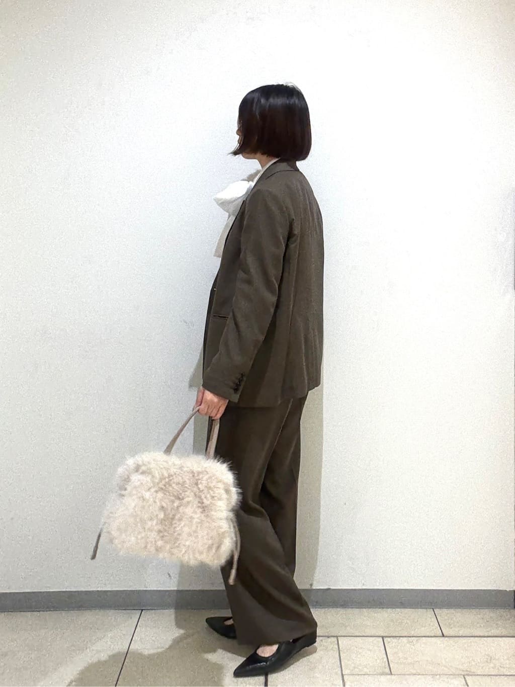 Itoさんの「UNTITLED｜【セットアップ可/洗える】ウールライク ワイドパンツ」を使ったコーディネート