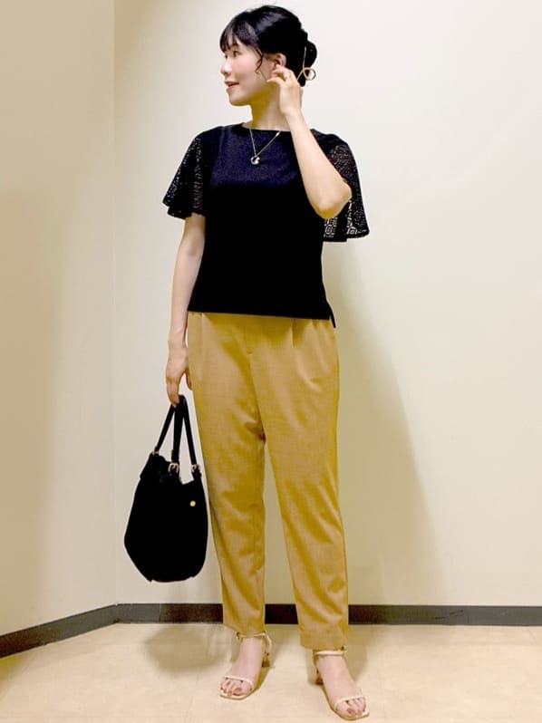  beni_gingerさんの「Reflect｜幾何レーススリーブプルオーバージャージ」を使ったコーディネート