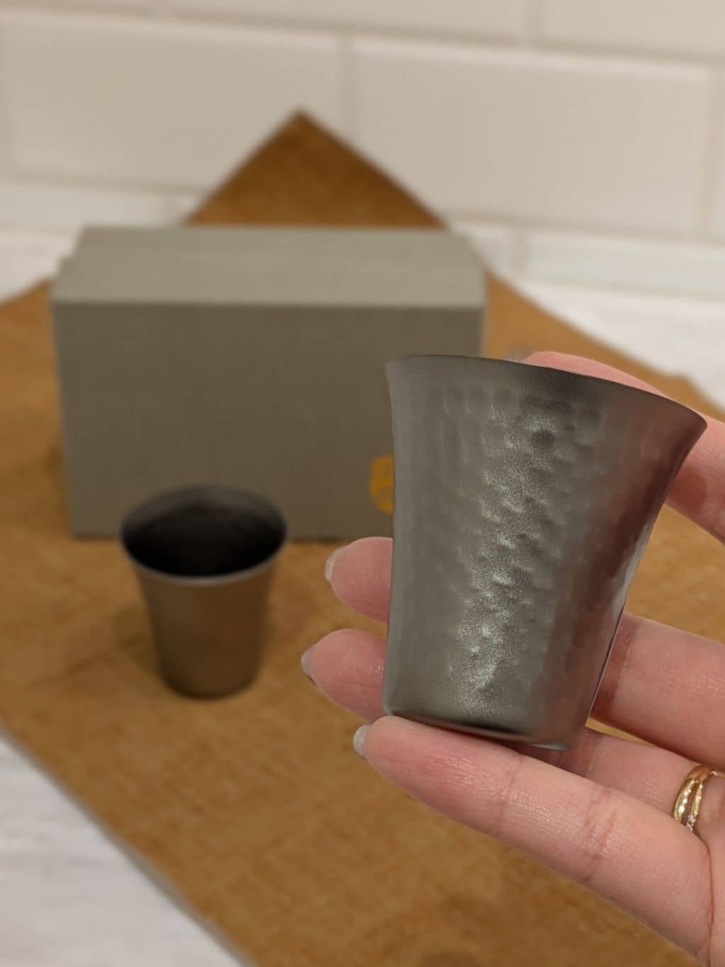 shino.さんの「212 KITCHEN STORE｜チタン冷酒カップ 2PC 貼箱入」を使ったコーディネート