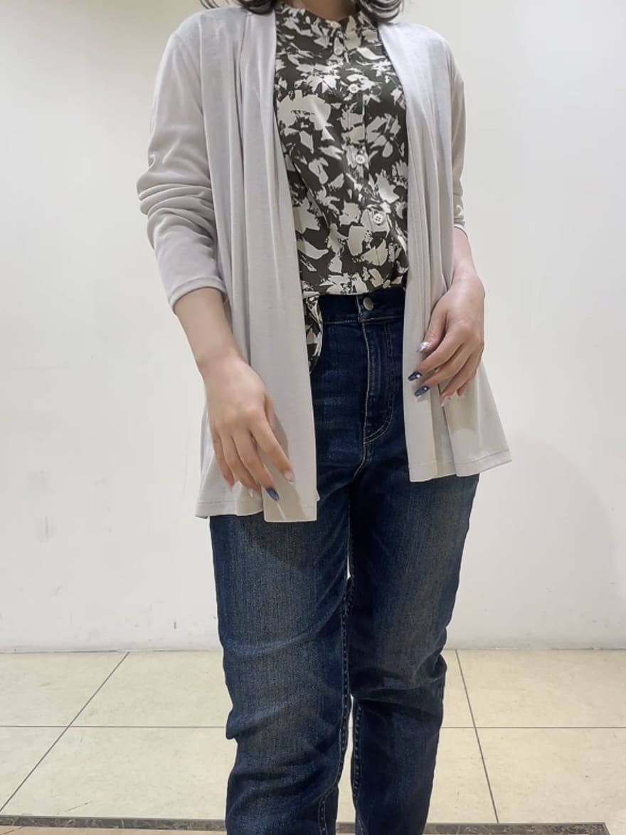 watanabeさんの「UNTITLED｜◆【接触冷感/UV機能/遮熱】ジャージカーディガン」を使ったコーディネート
