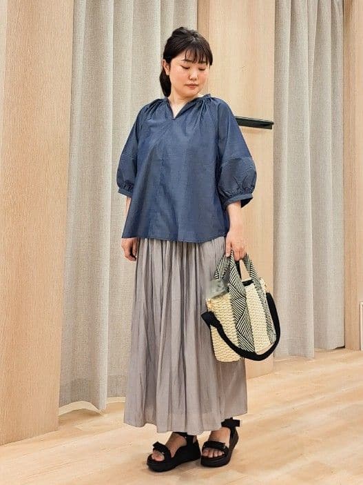 ふるさんの「grove｜【Lee別注】撥水サイドドロストショルダー」を使ったコーディネート
