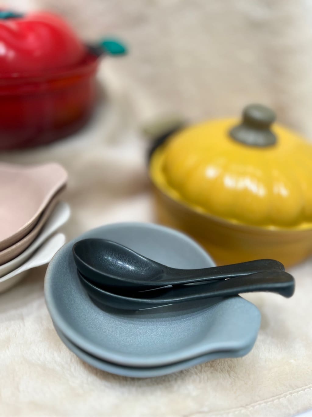 nagiさんの「212 KITCHEN STORE｜べジポ IH対応ミニ卓上鍋19cm かぼちゃ」を使ったコーディネート