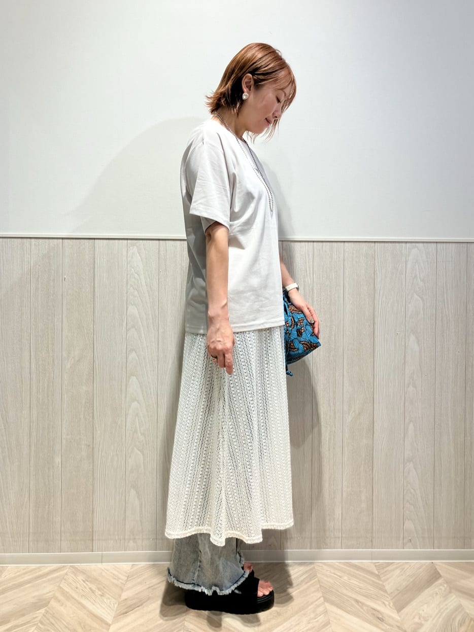 shokoさんの「SHOO･LA･RUE｜【PEANUTS】ひんやりTシャツ」を使ったコーディネート
