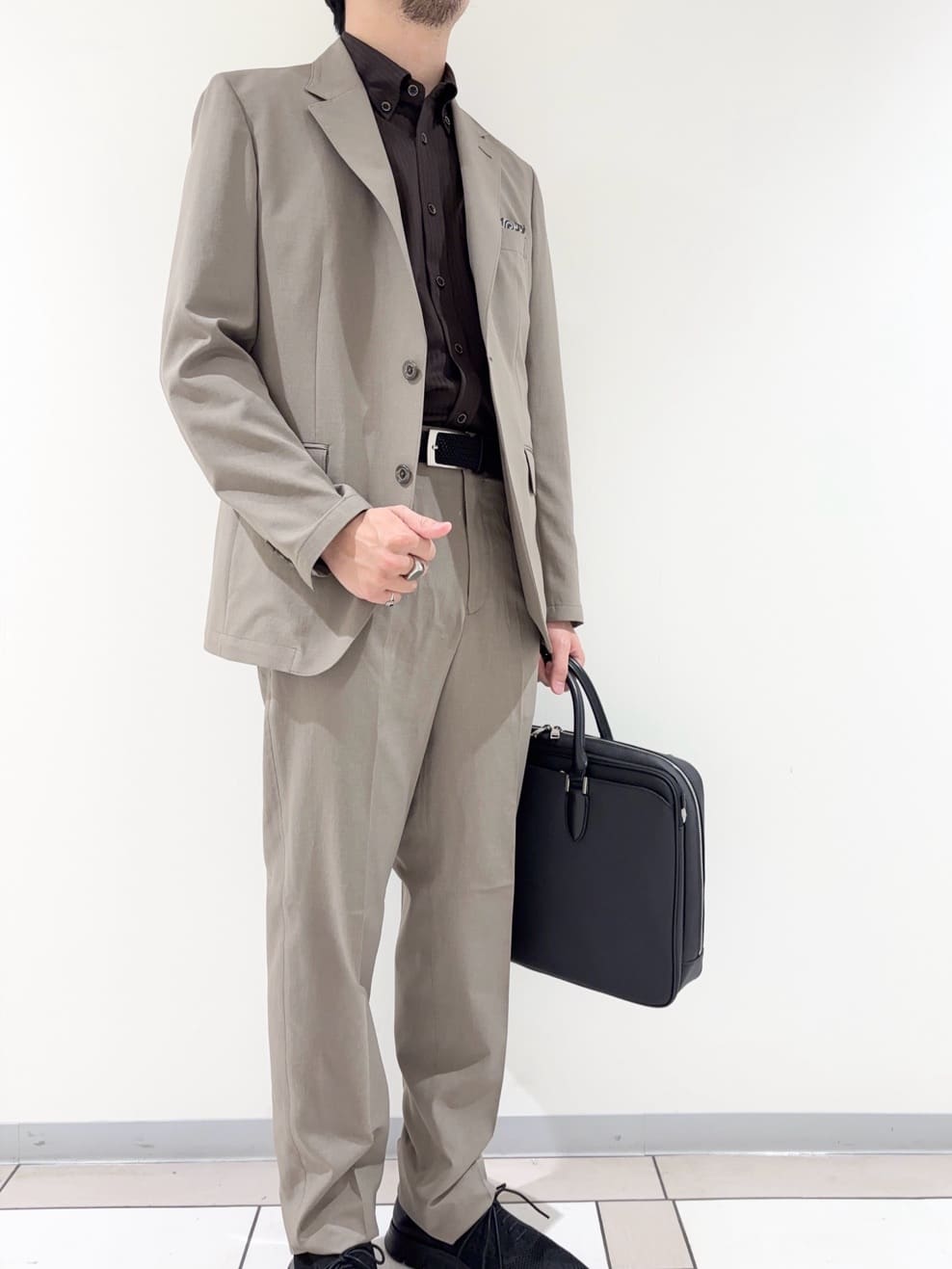 及川さんの「TAKEO KIKUCHI｜【COOL CITY WEAR】アーバンクール ジャケット /接触冷感・吸水速乾」を使ったコーディネート