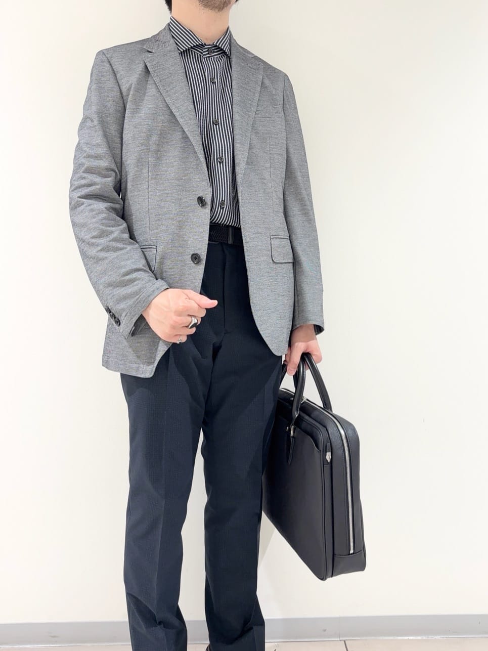 及川さんの「TAKEO KIKUCHI｜ストレートチップシューズ[ メンズ ビジネス シューズ 結婚式 ]」を使ったコーディネート