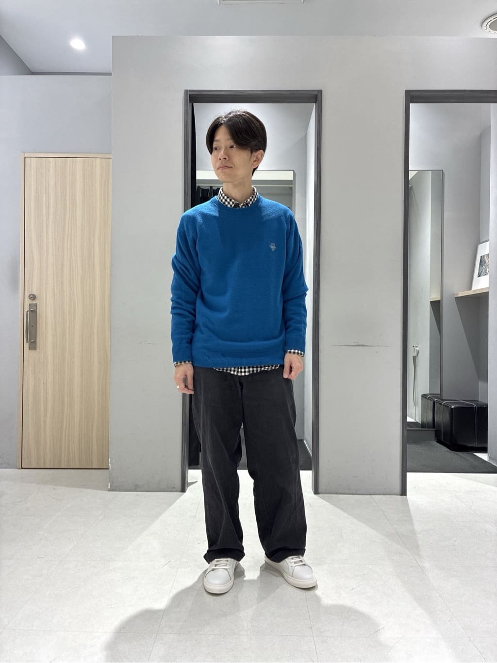 わいずみさんの「TAKEO KIKUCHI｜【JUST ONE LAYER】ダウンファブリック ジップアップ フード ブルゾン」を使ったコーディネート