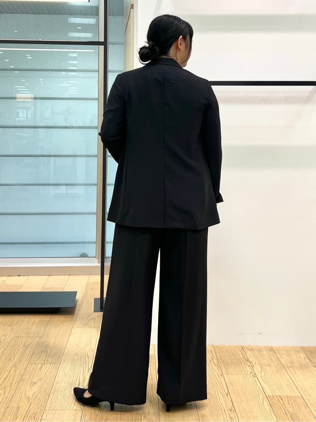 shimaさんの「INDIVI｜【軽く羽織れる！】ダブルジャケット」を使ったコーディネート
