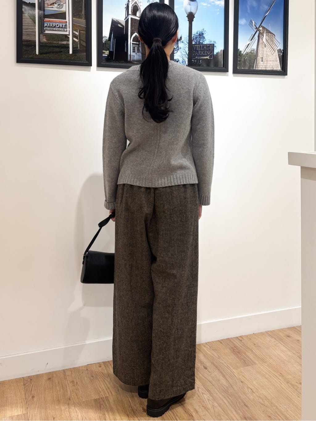 Ririkaさんの「Dessin｜ウールカシミヤカーディガン」を使ったコーディネート