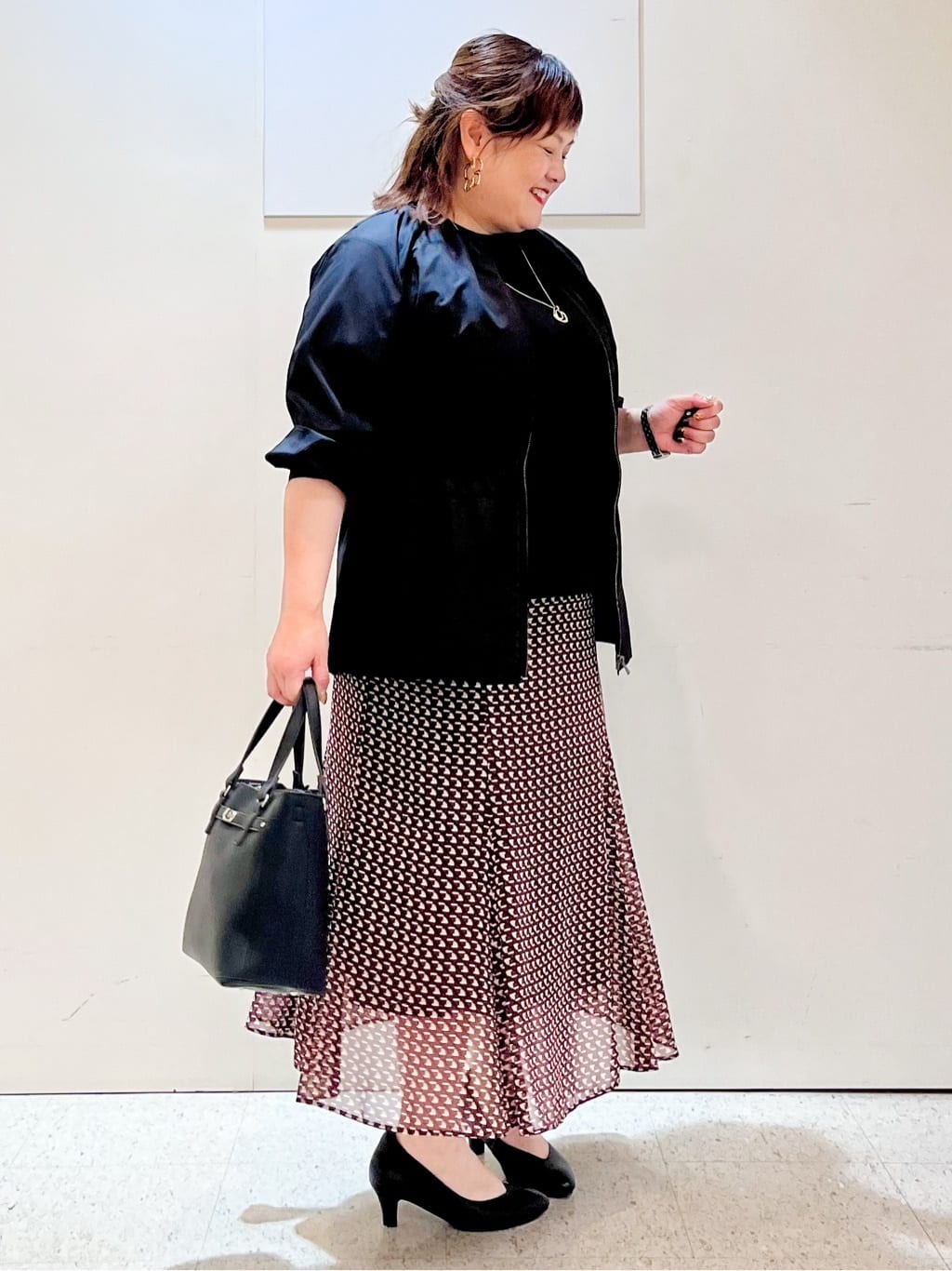 kimmyさんの「Reflect｜【パンツにもスカートにも合わせやすい◎】ライティブルゾン」を使ったコーディネート