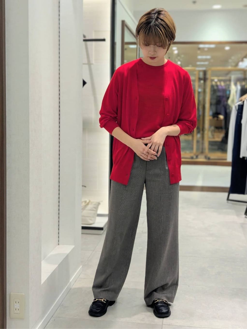 nonoさんの「UNTITLED｜【アンサンブル可/六分袖/洗える】ウールシルクニット」を使ったコーディネート