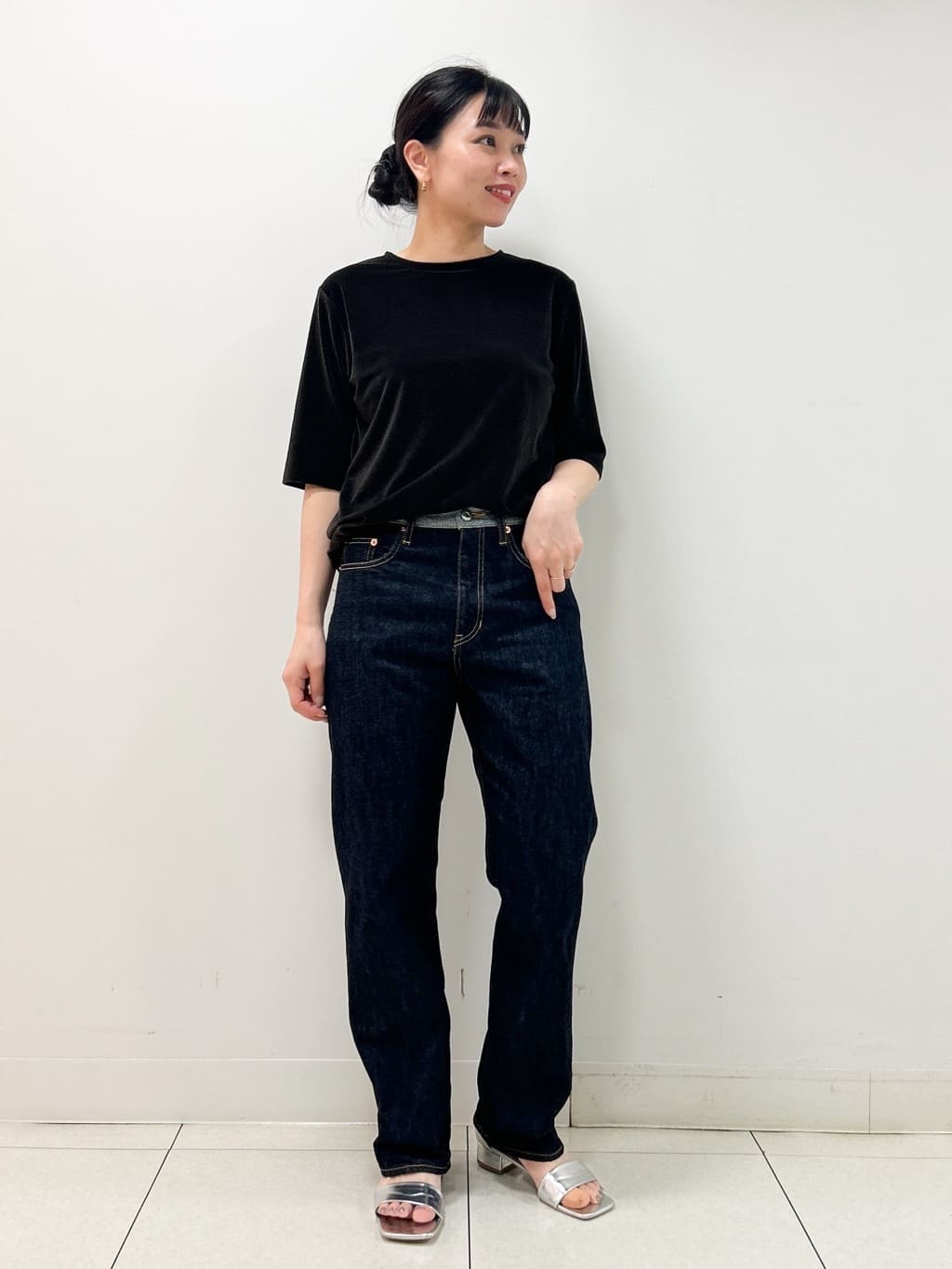Kaiさんの「Dessin｜【洗える】シアーベロアトップス」を使ったコーディネート