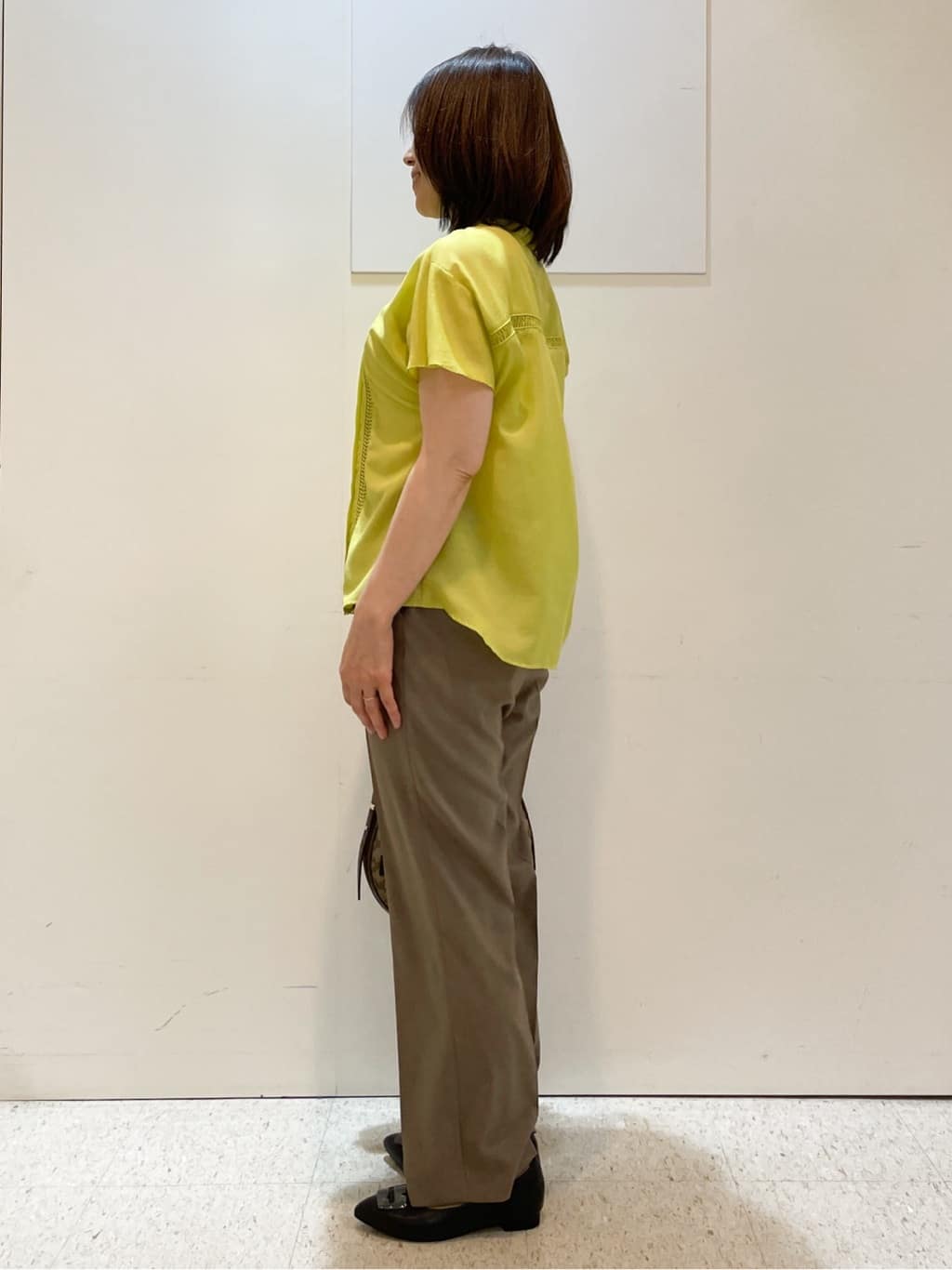 めいさんの「Reflect｜【マシンウォッシュ可】リネンライクフレアパンツ」を使ったコーディネート