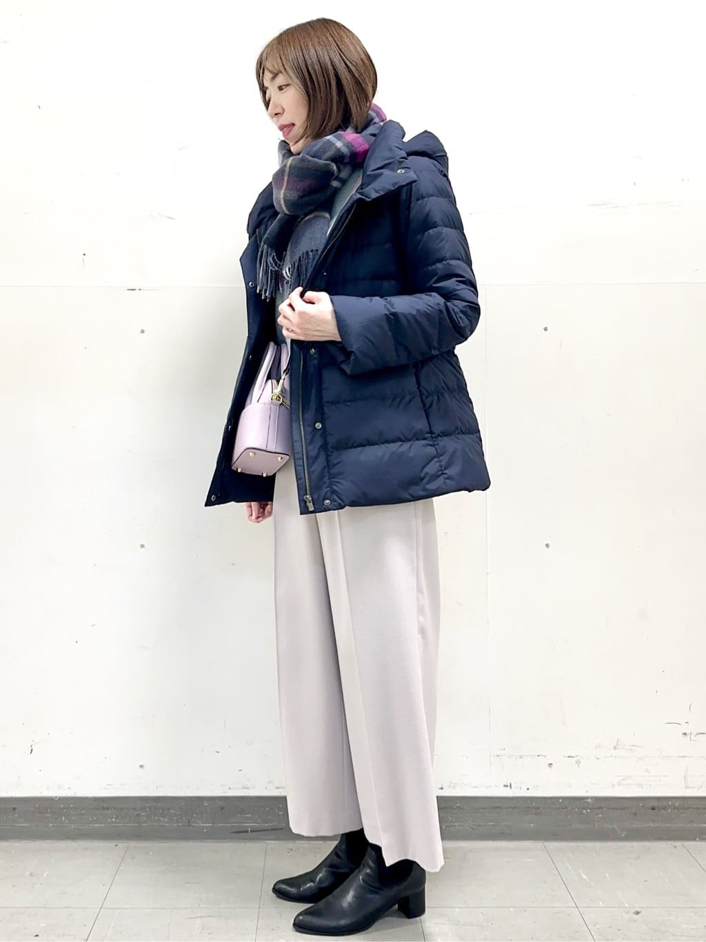 イト子さんの「Reflect｜【SS-4Lサイズ】フーデッドミドルダウンコート」を使ったコーディネート