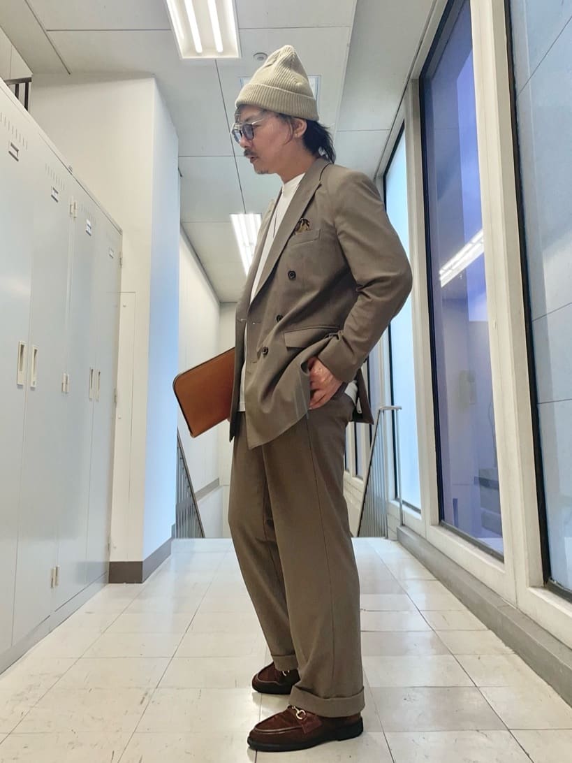 MAKOTO AIさんの「TAKEO KIKUCHI｜ラスタウォーカーニットCAP」を使ったコーディネート