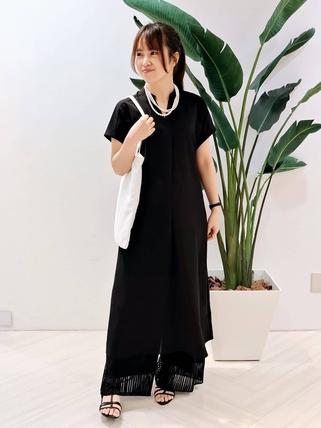 YuKaRiさんの「UNTITLED｜【洗える／セットアップ可能】ラッセルワイドパンツ」を使ったコーディネート