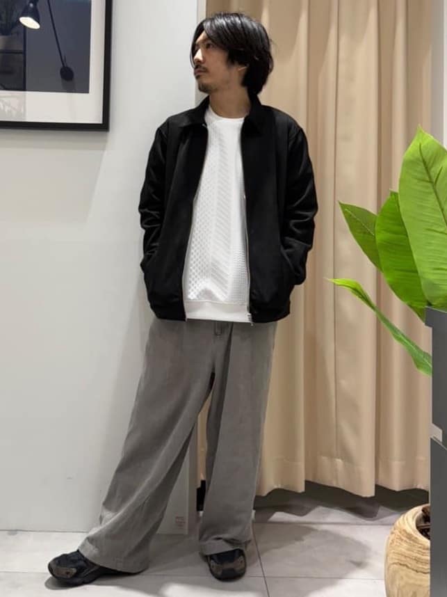 はさんの「THE SHOP TK｜【無地に飽きた方へ】ふくれジャカードスウェット　洗濯機OK/6色展開/ユニセックスでおすすめ！」を使ったコーディネート