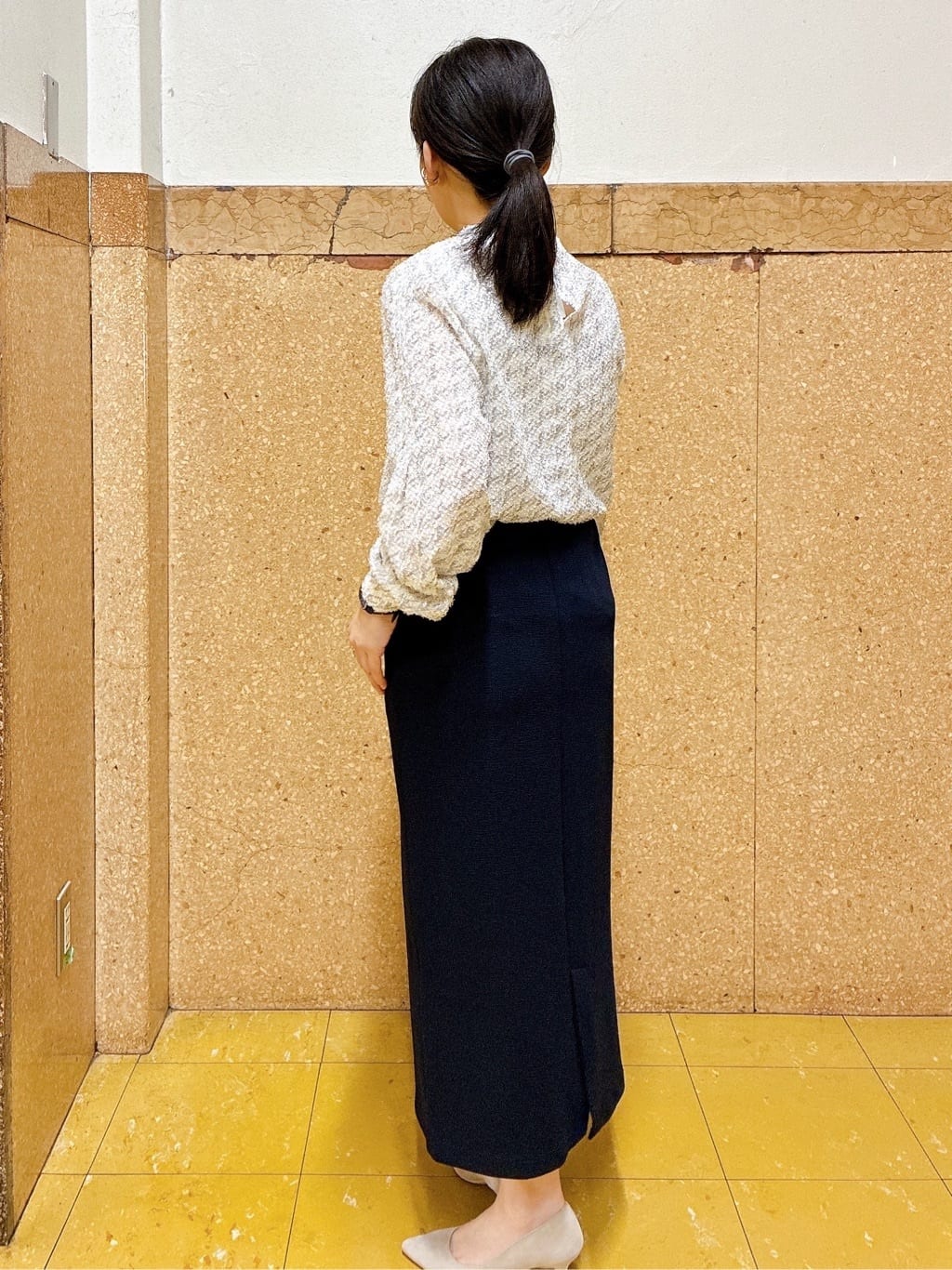 hattoriさんの「INDIVI｜【きれいめ／オフィス／イベント】フェザージャカードブラウス」を使ったコーディネート