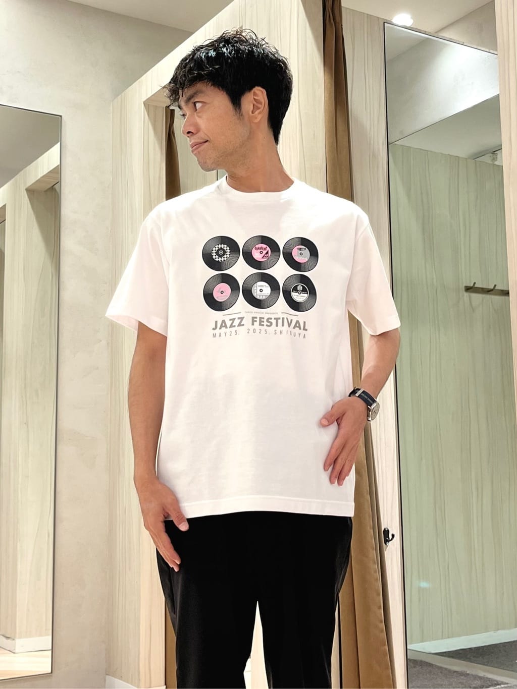 URAさんの「TAKEO KIKUCHI｜【COOL CITY WEAR】エアートール パンツ /接触冷感・通気性」を使ったコーディネート