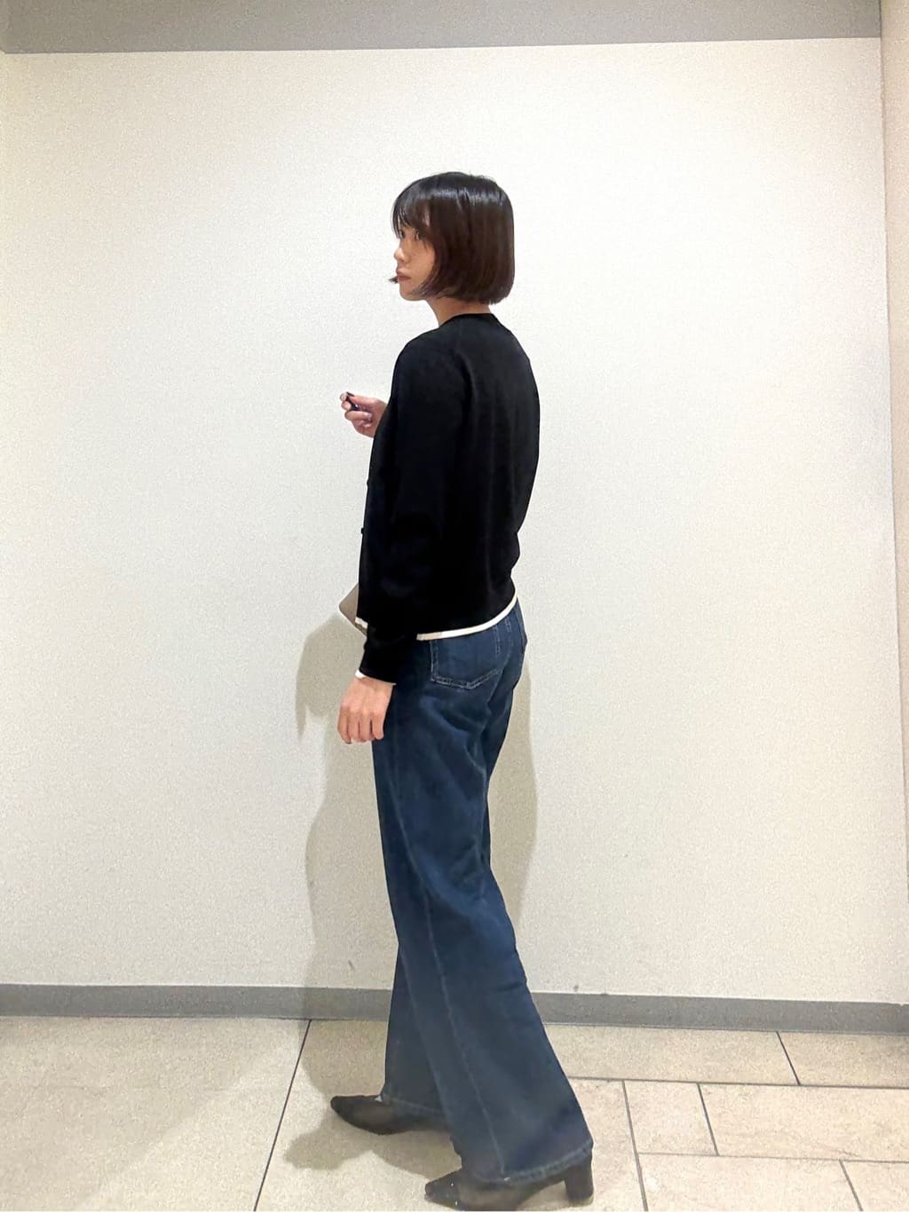 Itoさんの「UNTITLED｜【グレー/ブルー/ジーンズ】ソフトワイドデニムパンツ」を使ったコーディネート