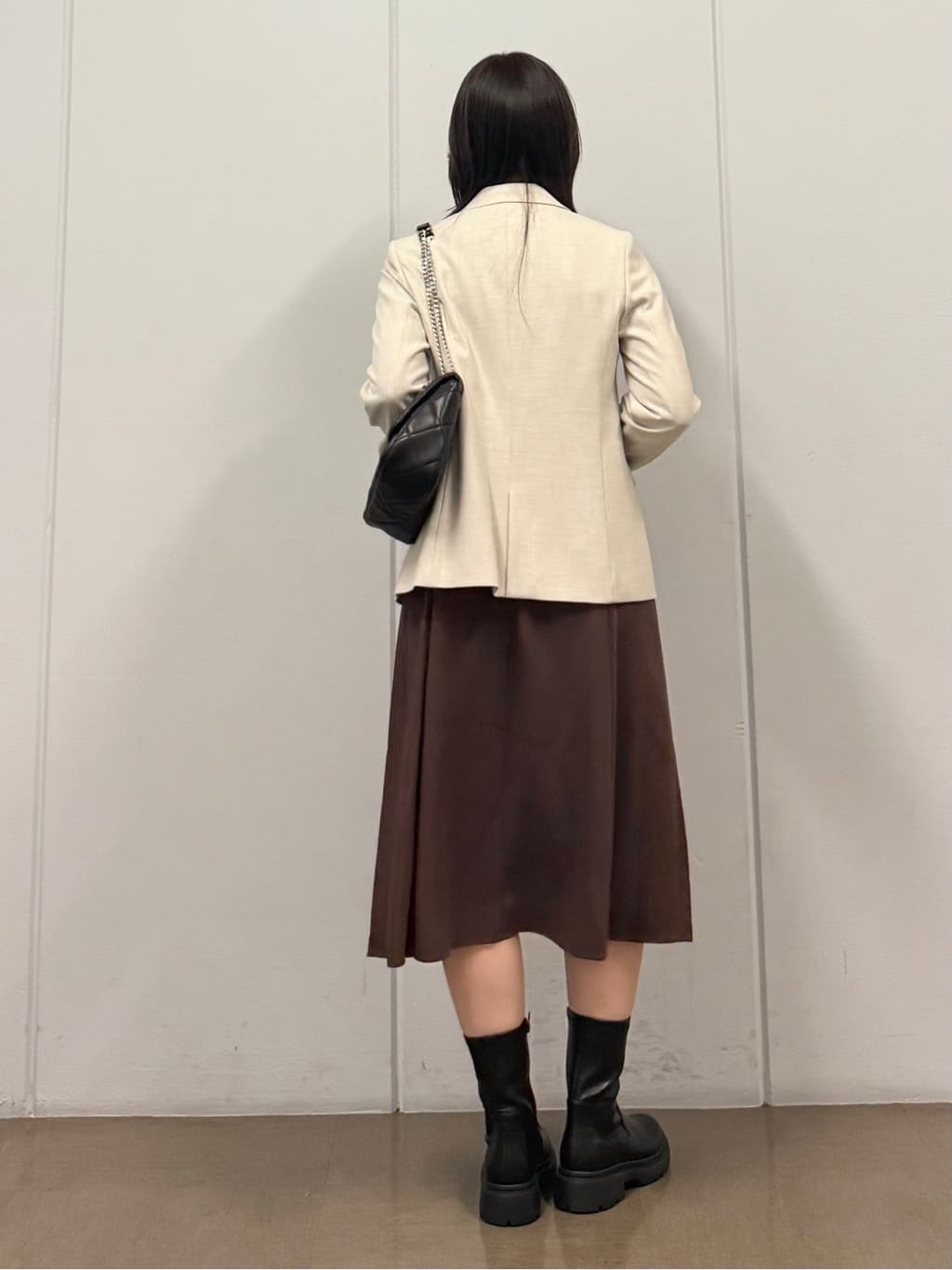 mizukiさんの「INDIVI｜【日本製／通勤スーツ】プレシャスドビー テーラードジャケット」を使ったコーディネート