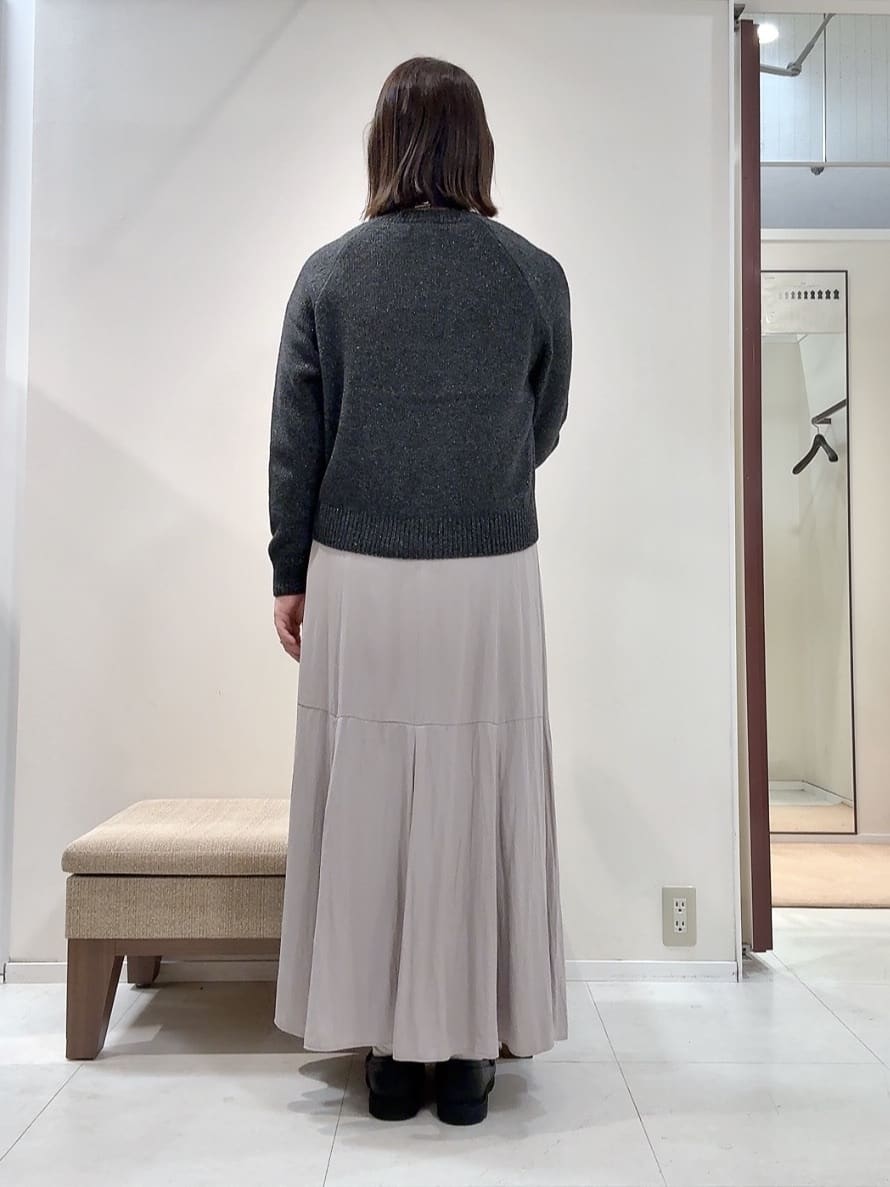 YUIさんの「UNTITLED｜【セットアップ可/ゆったり】ウール混ラメニット」を使ったコーディネート