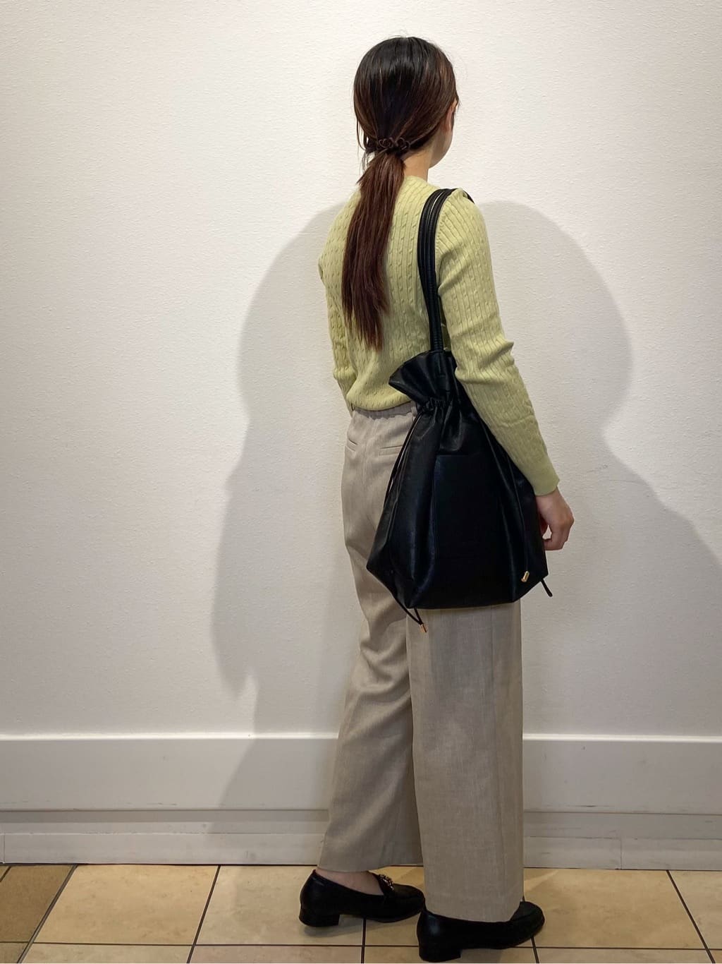 kimiさんの「index｜ワイドストレートパンツ／セットアップ対応可【洗濯機OK／イージーアイロン】」を使ったコーディネート