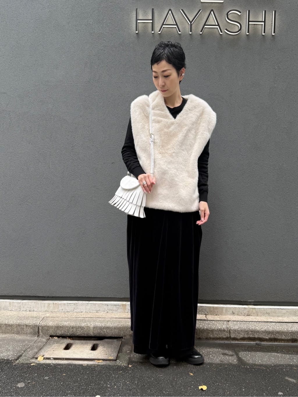 Kさんの「HIROKO HAYASHI｜FRANGIA（フランジャ）ショルダーバッグ」を使ったコーディネート