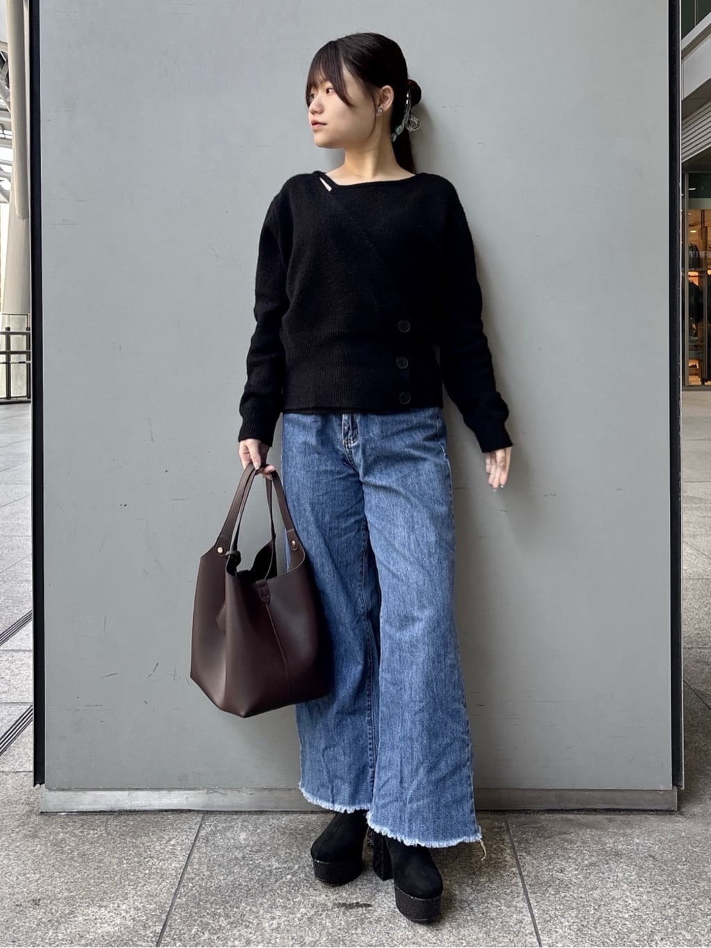 まっきーさんの「ESPERANZA｜3WAYトートバッグ」を使ったコーディネート