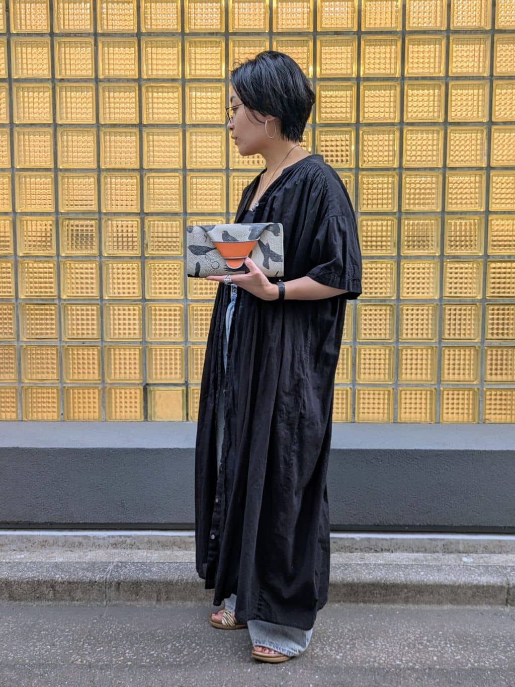 MTさんの「HIROKO HAYASHI｜チェーン付長財布用 ロングチェーン」を使ったコーディネート