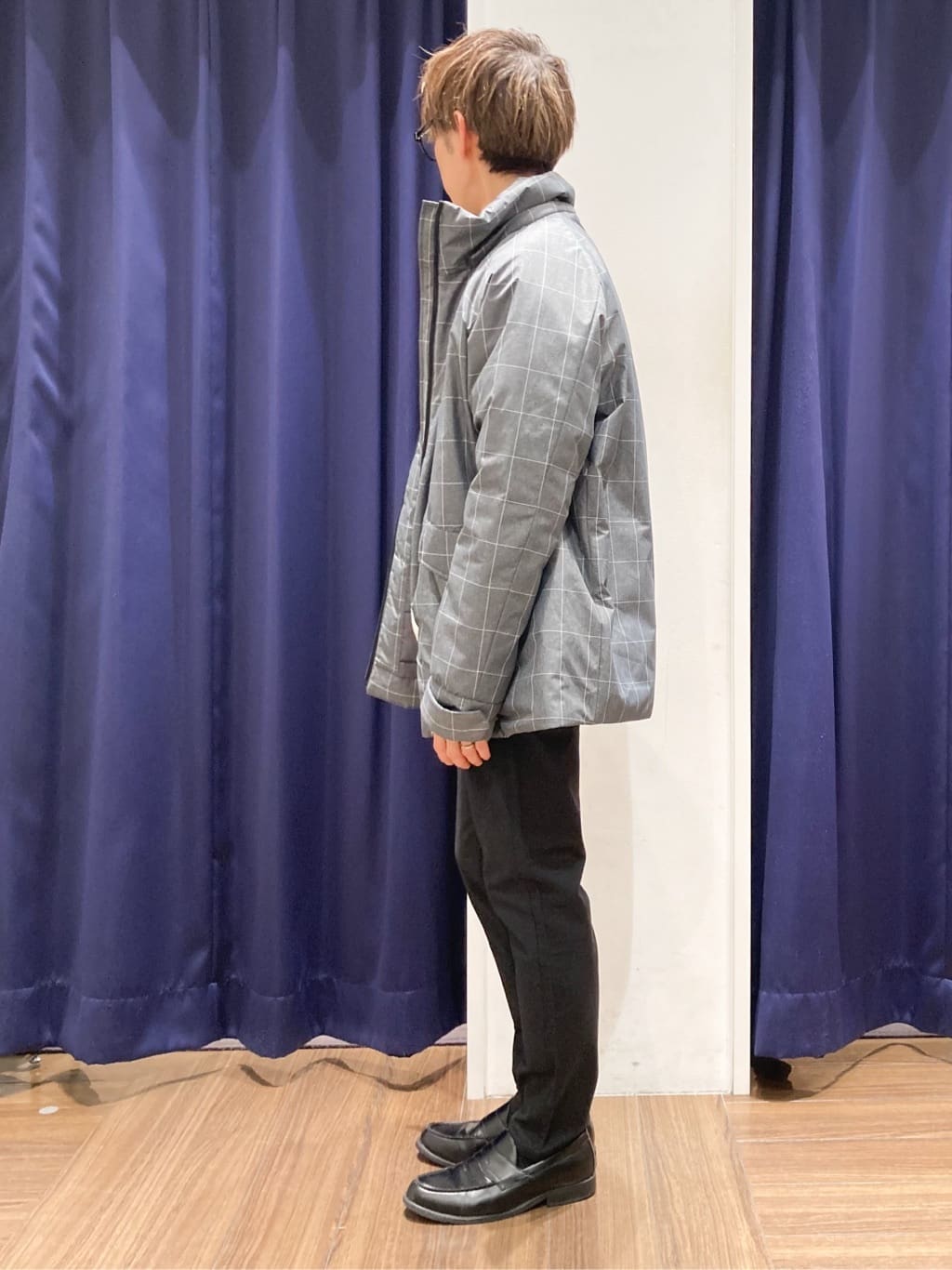 つーじーさんの「THE SHOP TK｜【軽くて、暖かい】SORONA／ソロナ 中綿ブルゾン 防風/軽量/洗濯機OK/フード脱着可」を使ったコーディネート