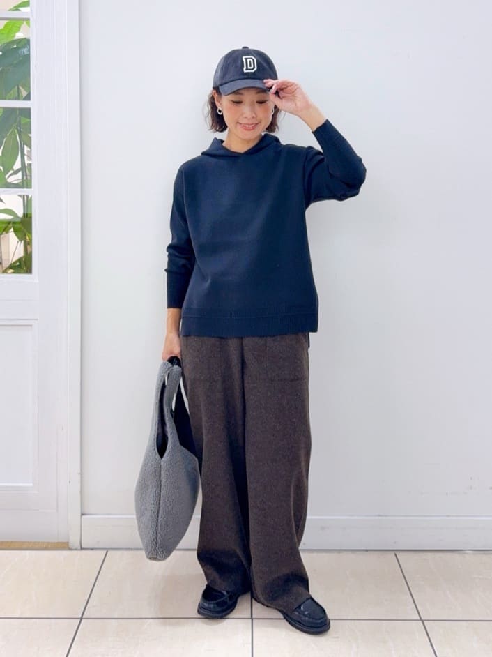 Osawaさんの「Dessin｜【セットアップ可/洗える】メルトンリラクシーパンツ」を使ったコーディネート