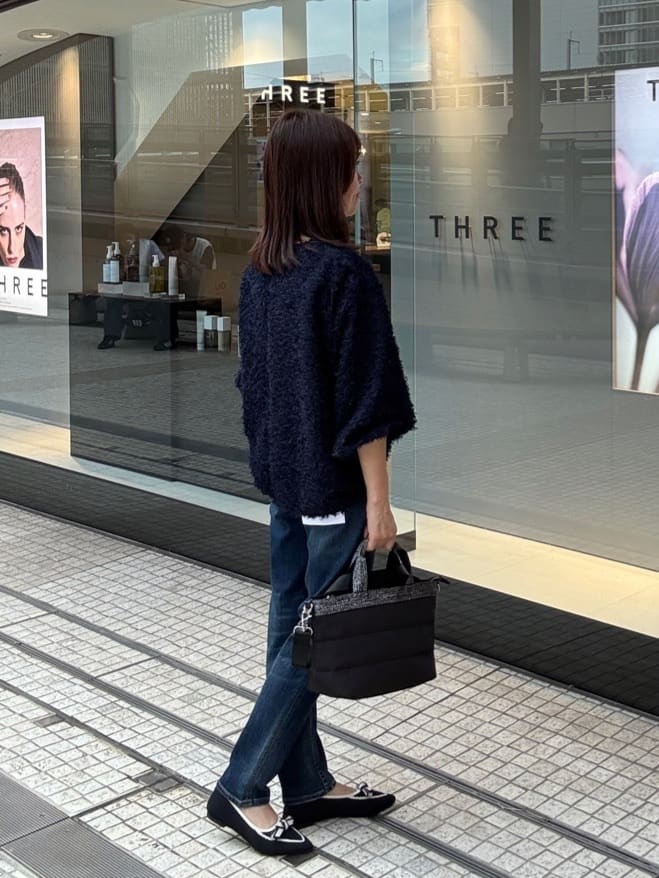 makiさんの「UNTITLED｜【Healthy DENIM&times;UNTITLED】別注 R Mrytle（リマートル）テーパードデニム」を使ったコーディネート