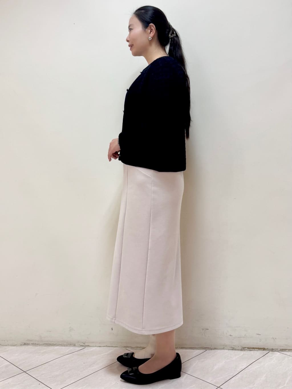 rincoさんの「Reflect｜【ライトアウター／ゆったりシルエット／気軽な羽織に◎】ドライタッチカーディガン」を使ったコーディネート