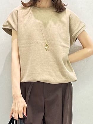 Miwaさんの「UNTITLED｜ライトダブルリングネックレス」を使ったコーディネート