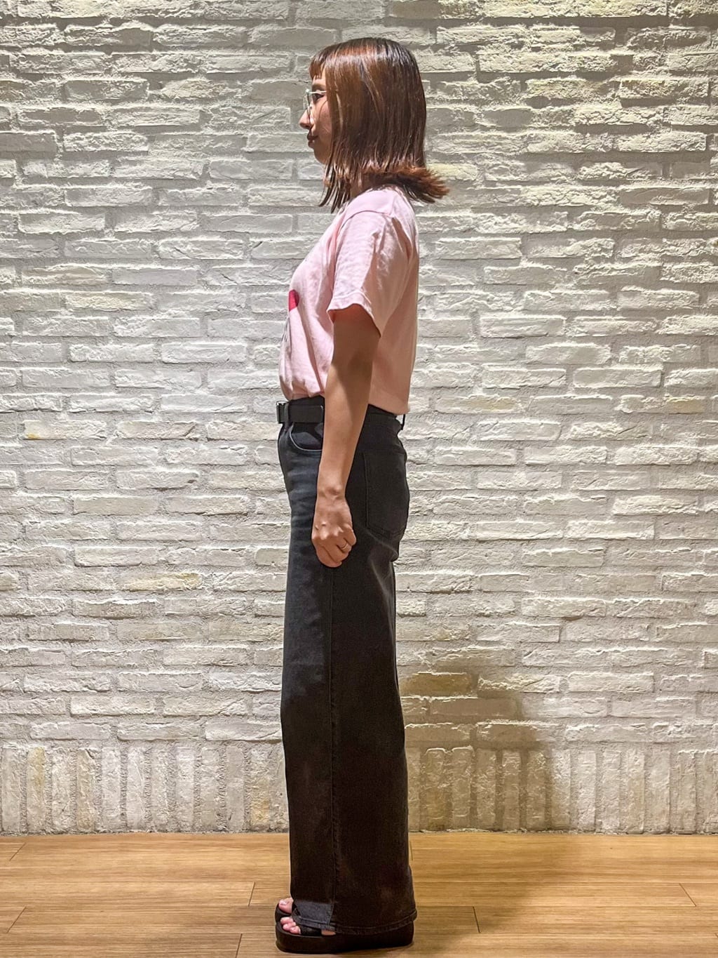 さくらさんの「OPAQUE.CLIP｜ロックTシャツ別注アソート【GREEN DAY／METALLICA／THE BEATLES】」を使ったコーディネート