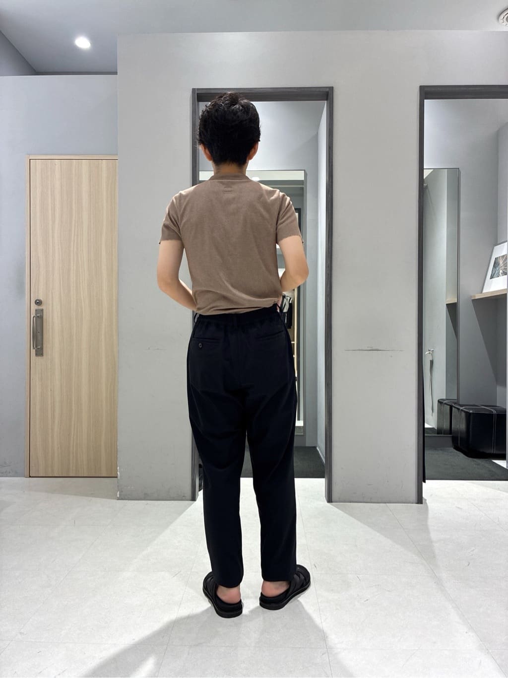 わいずみさんの「TAKEO KIKUCHI｜【COOL CITY WEAR】エアートール ポロシャツ /接触冷感・通気性」を使ったコーディネート
