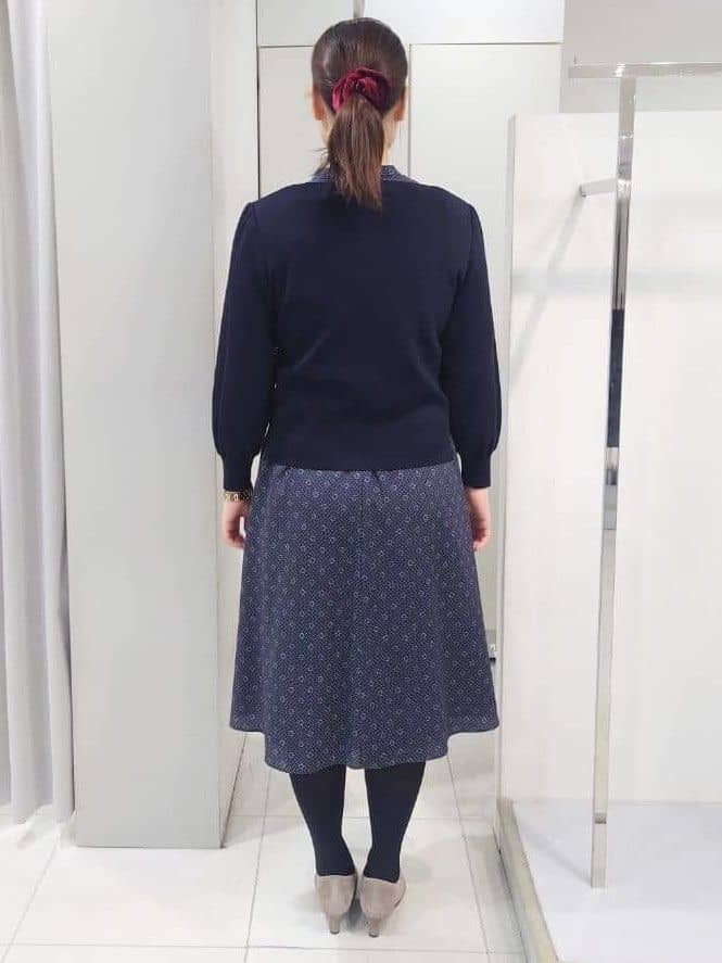 AZUSAさんの「Reflect｜【選べる8色／スカートにもパンツにも◎】ウール混ボートネックニット」を使ったコーディネート
