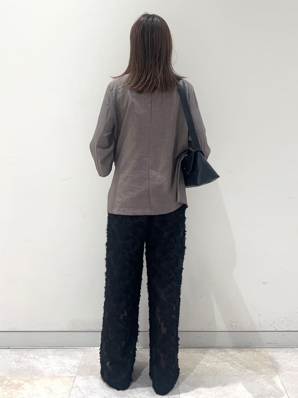meeさんの「OPAQUE.CLIP｜リネンライクダブルジャケット【洗える】」を使ったコーディネート
