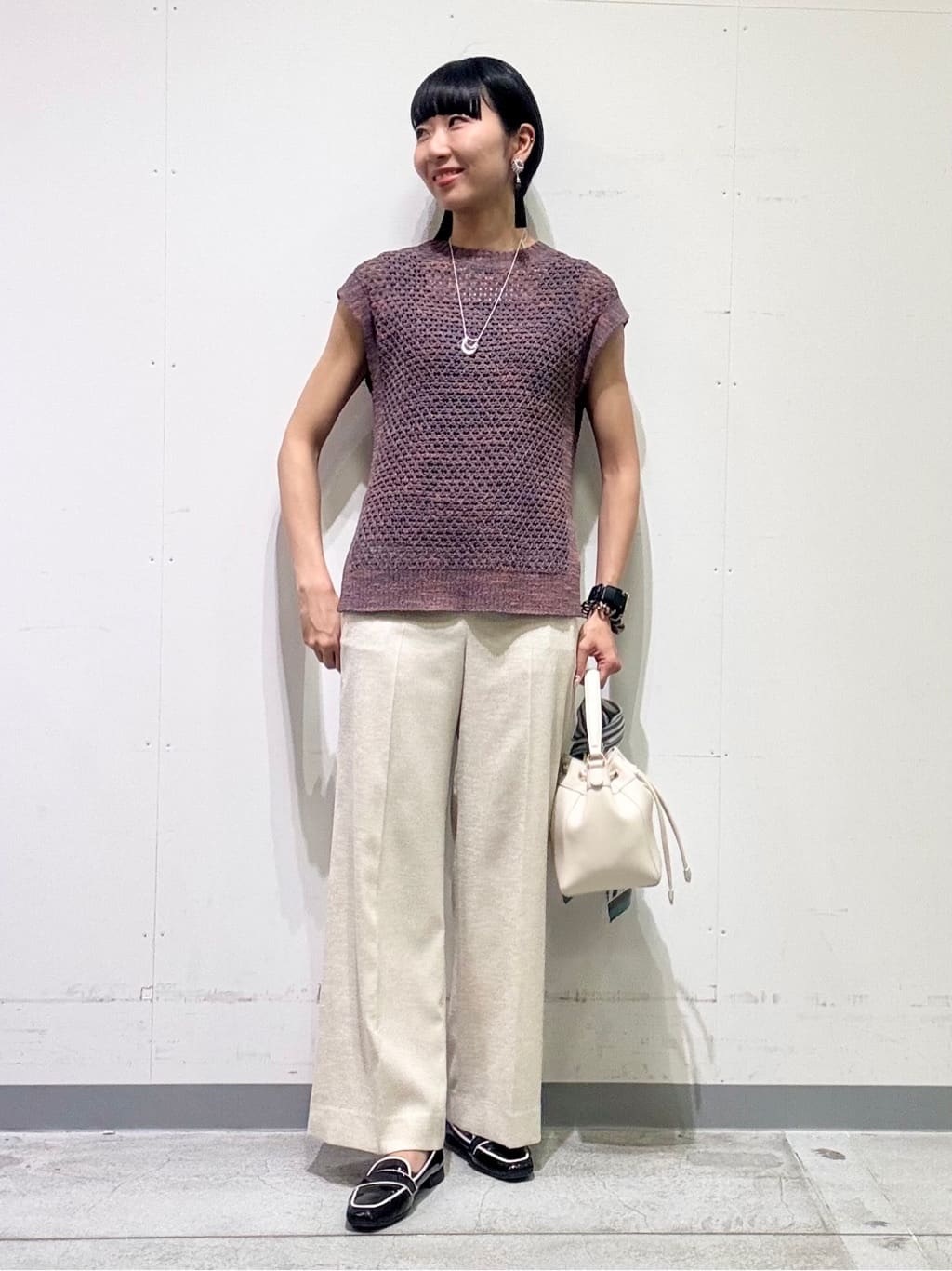 naoさんの「INDIVI｜【日本製】ビスチェインナータンクトップ」を使ったコーディネート