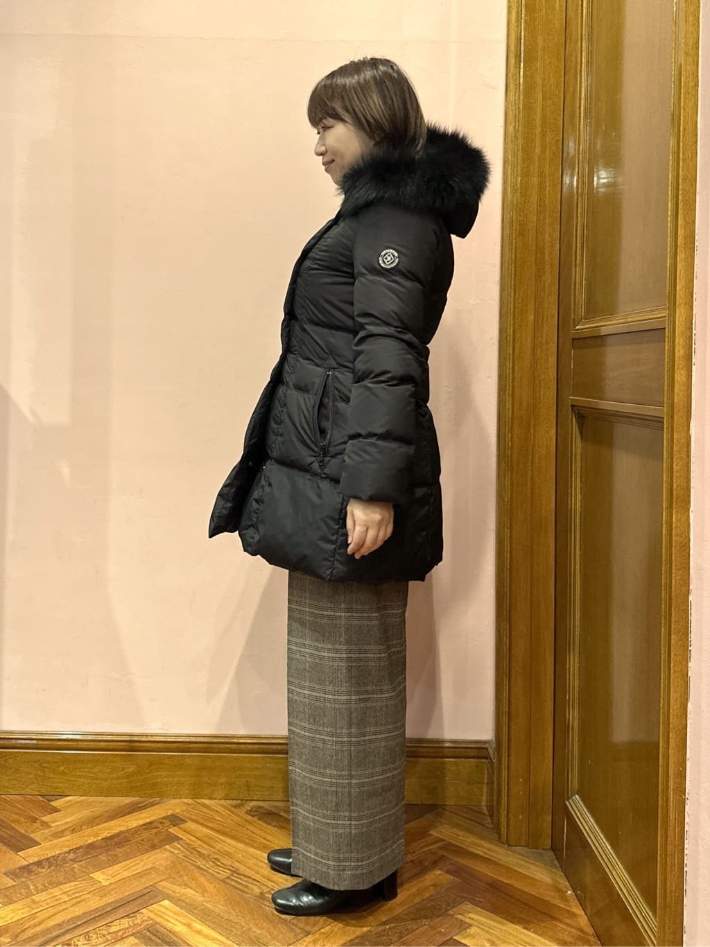 komatsuさんの「DRESSTERIOR｜アルパカブレンドVネックニット」を使ったコーディネート