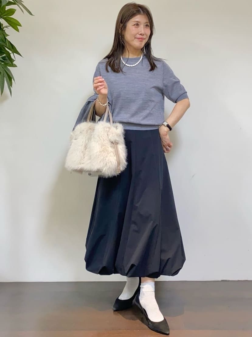 tomoさんの「UNTITLED｜【セレモニー】淡水パールショートネック」を使ったコーディネート