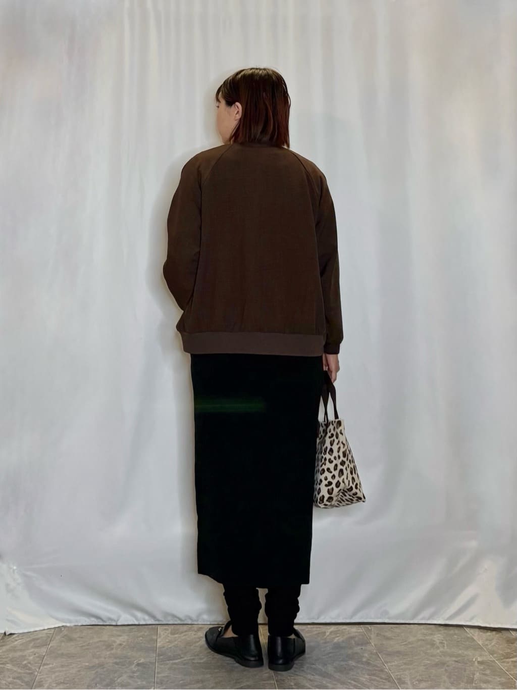 ネリさんの「SHOO･LA･RUE｜【洗濯機可/S-LL】さっと羽織れる 軽量リブブルゾン」を使ったコーディネート