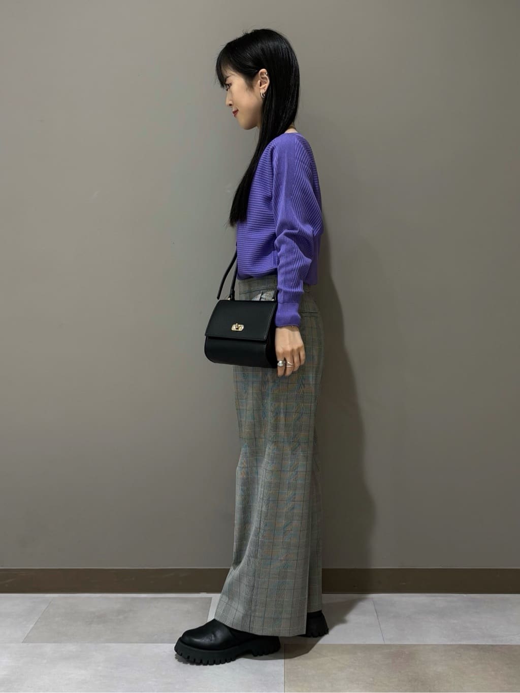 KEIKOさんの「INDIVI｜【洗える／体型カバー】美シルエットニット」を使ったコーディネート