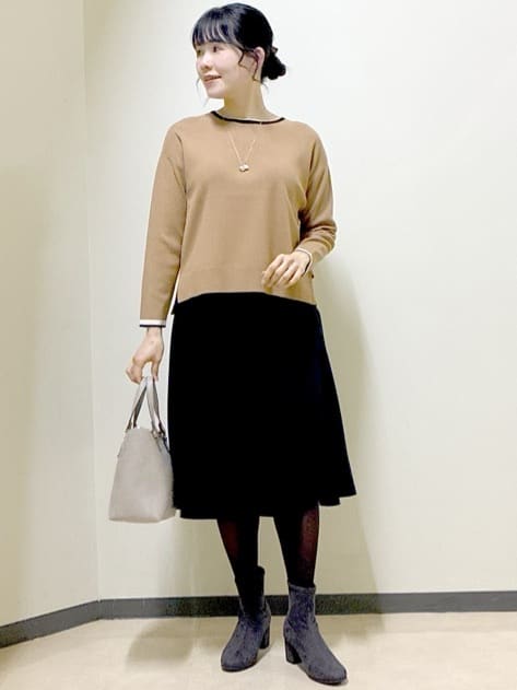  beni_gingerさんの「Reflect｜【SS-4Lサイズ】フーデッドミドルダウンコート」を使ったコーディネート