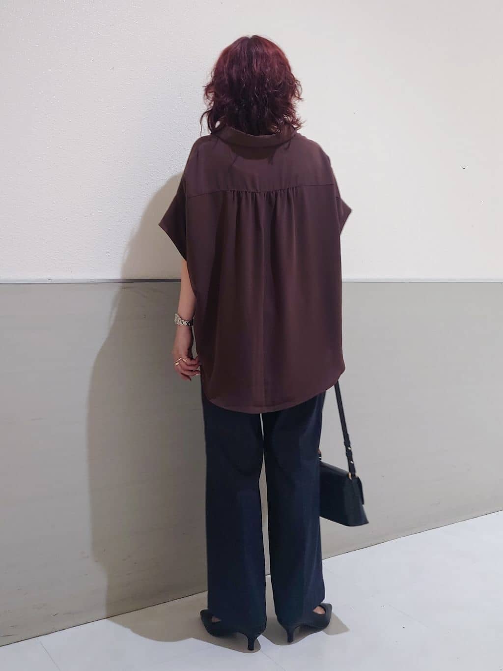 maruさんの「THE SHOP TK｜【インしなくても決まる】スキッパーシャツ/接触冷感/防シワ/速乾」を使ったコーディネート