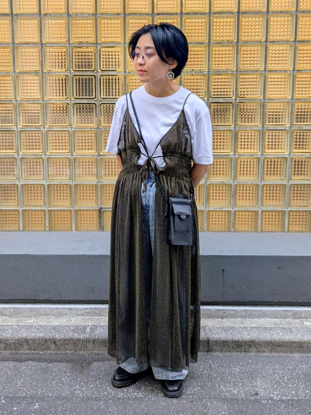 MTさんの「HIROKO HAYASHI｜BARBERA(バルベーラ)スマホポシェット」を使ったコーディネート