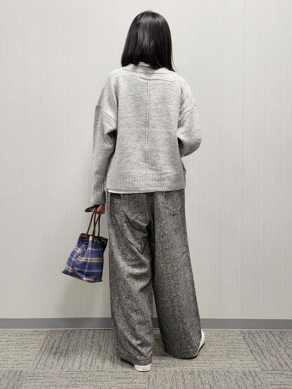 naraさんの「Dessin｜【洗える】クルーネックワイドニット」を使ったコーディネート